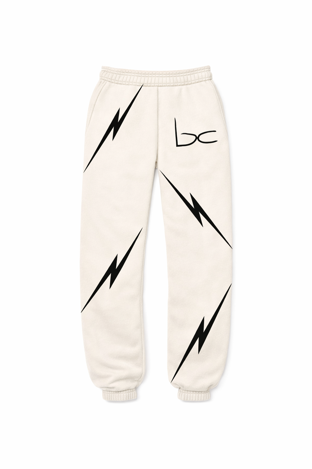 WOMEN'S LIGHTNING LOGO SWEATPANTS BEIGE