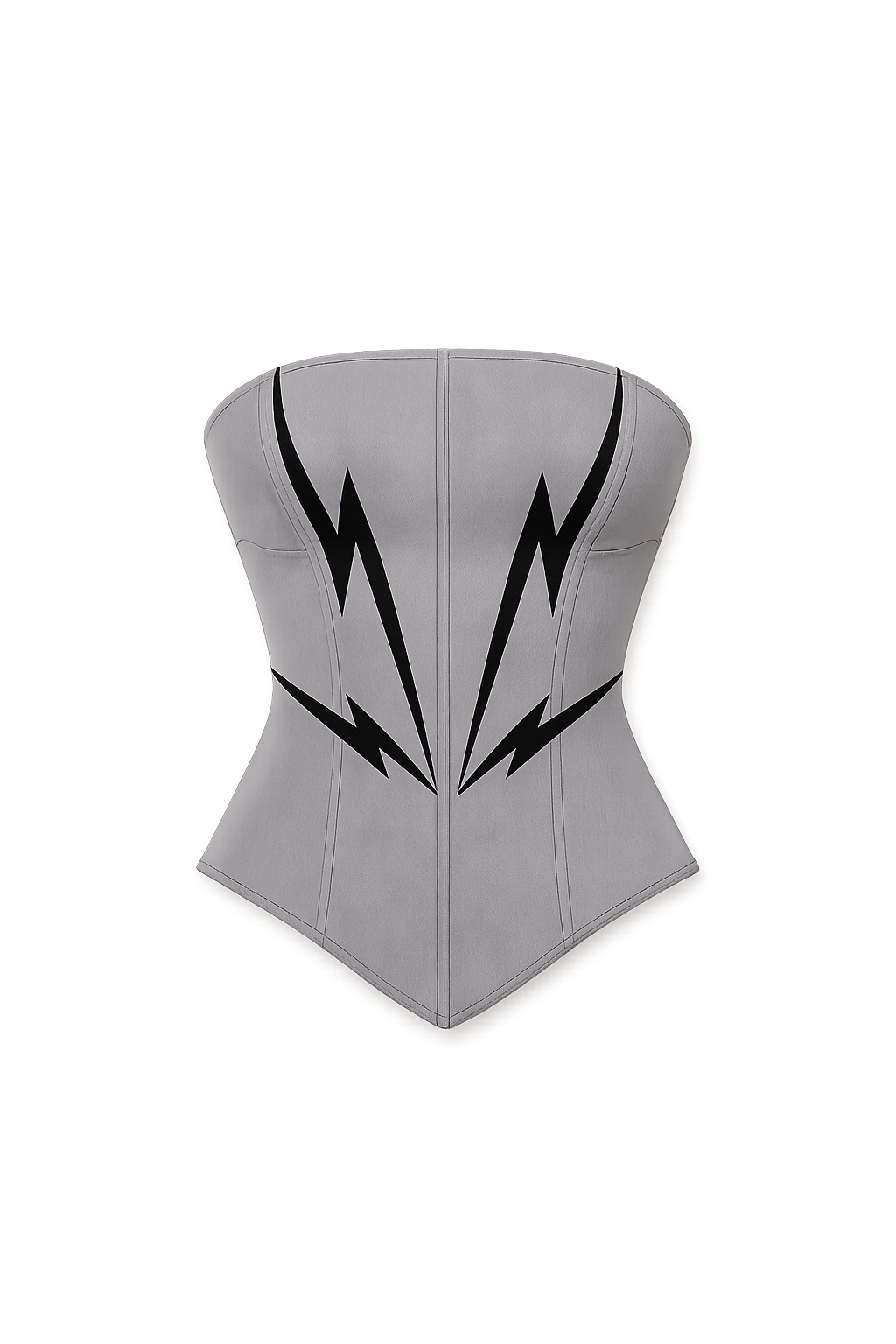 WOMEN'S LIGHTNING DENIM CORSET GRAY
