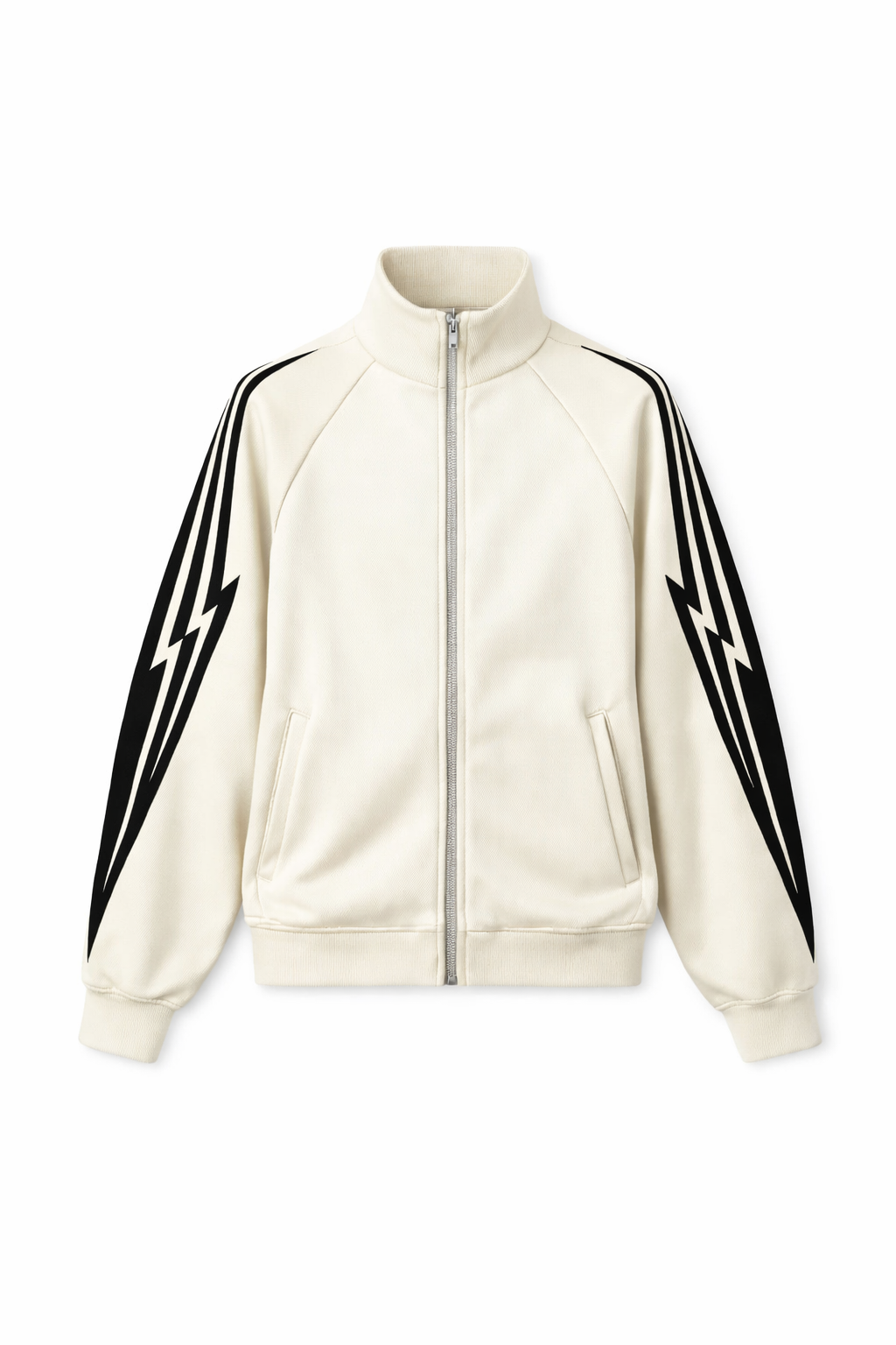 Man's Lightning Track Top Beige