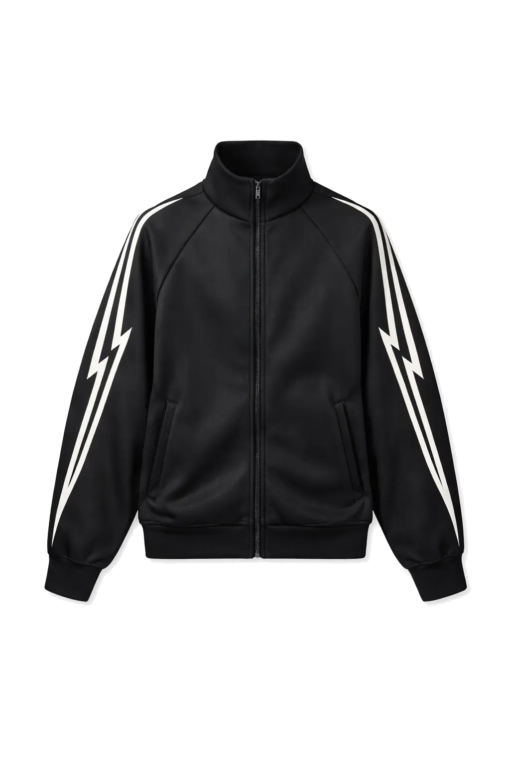 Man's Lightning Track Top Black