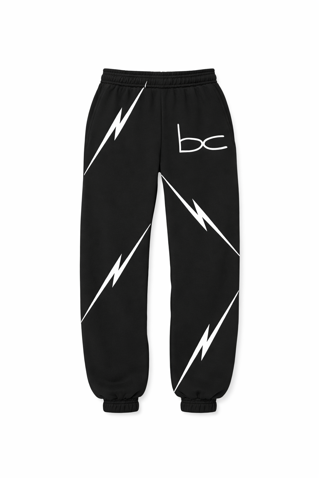 Load image into Gallery viewer, WOMEN'S LIGHTNING LOGO SWEATPANTS BLACK
