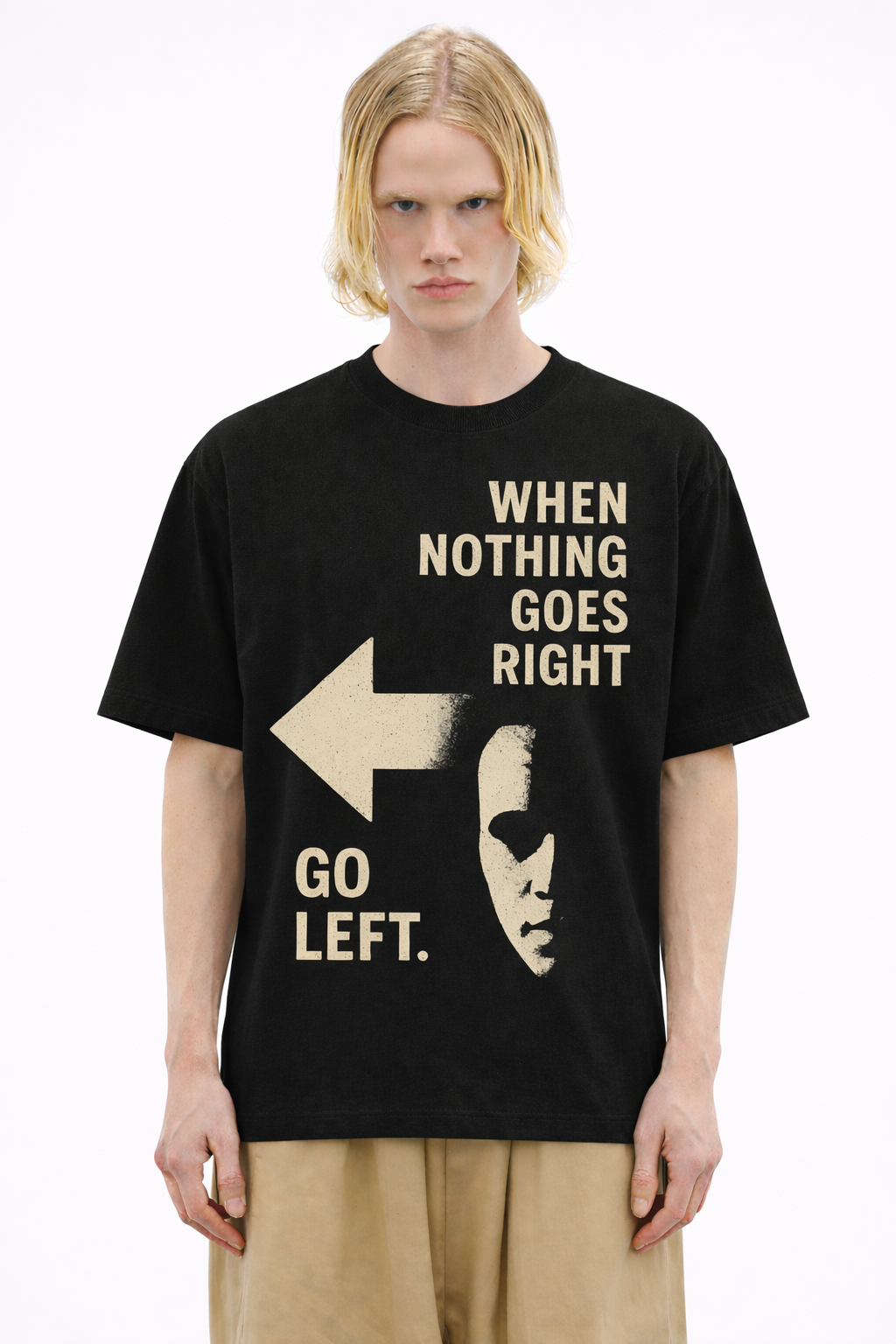 Load image into Gallery viewer, Man's When Nothing Goes Right.. T-Shirt
